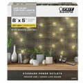 Tistheseason 8 ft. LED 100 Light String Light Warm White TI3311908